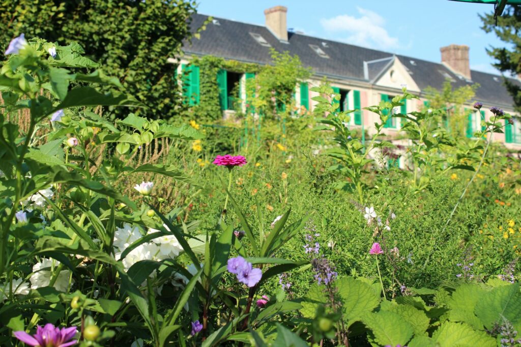 Het roze huis van Monet in Giverny