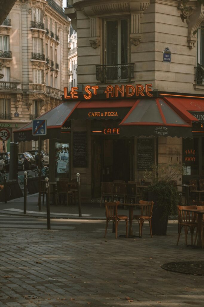 Caféterras in de buurt van Saint-Germain-des-Prés